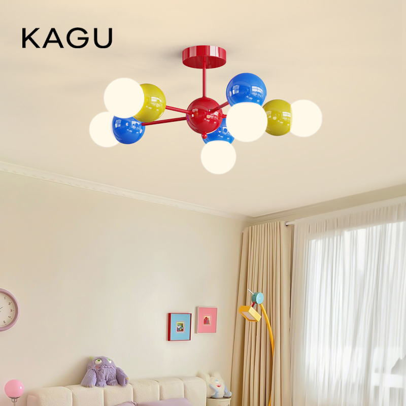 Baby Nursery Light Fixture - โคมไฟระย้า KAGU Bubble Ball - ไฟเพดาน