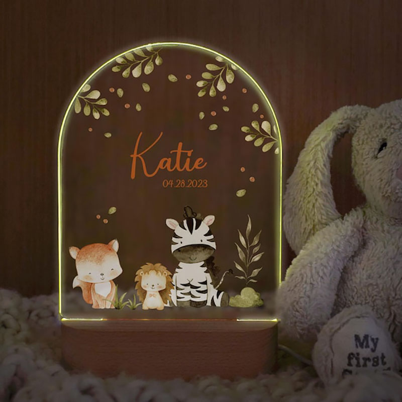 CUSTOM ชื่อ Baby Night Light ก - Baby Nursery Boy บทวิจารณ์และราคา