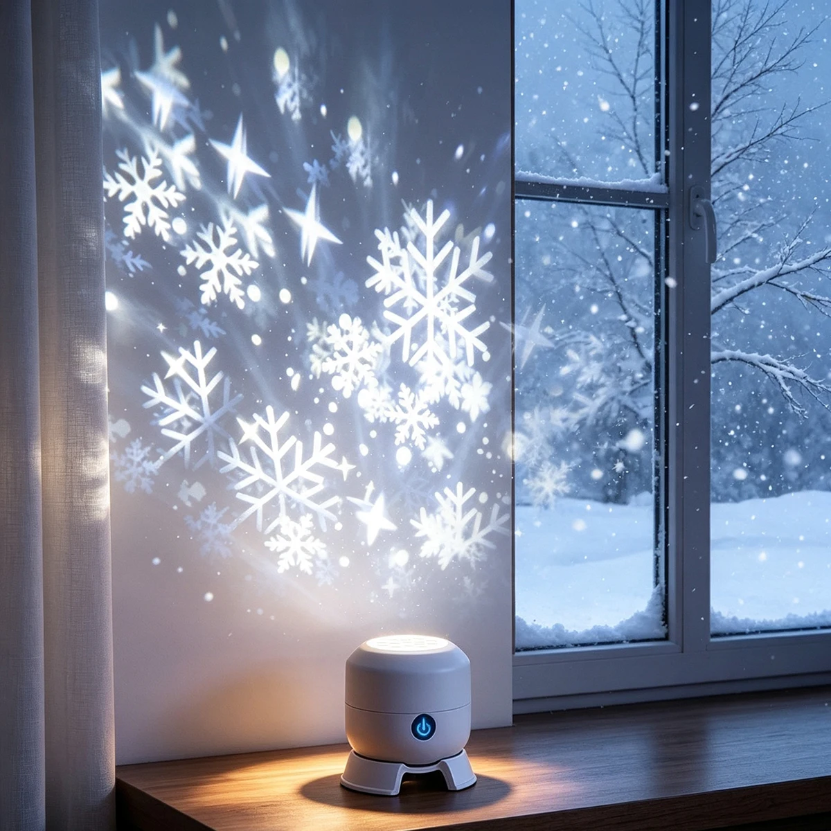 โคมไฟโปรเจคเตอร์ LED รูปดาวเกล - Baby Nursery Wall Lights บทวิจารณ์และราคา