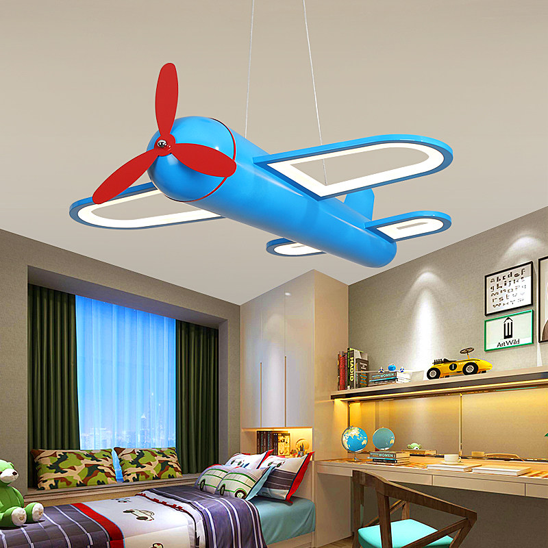 โคมไฟแขวนรูปเครื่องบินสีน้ำเงิ - Baby Nursery Boy บทวิจารณ์และราคา