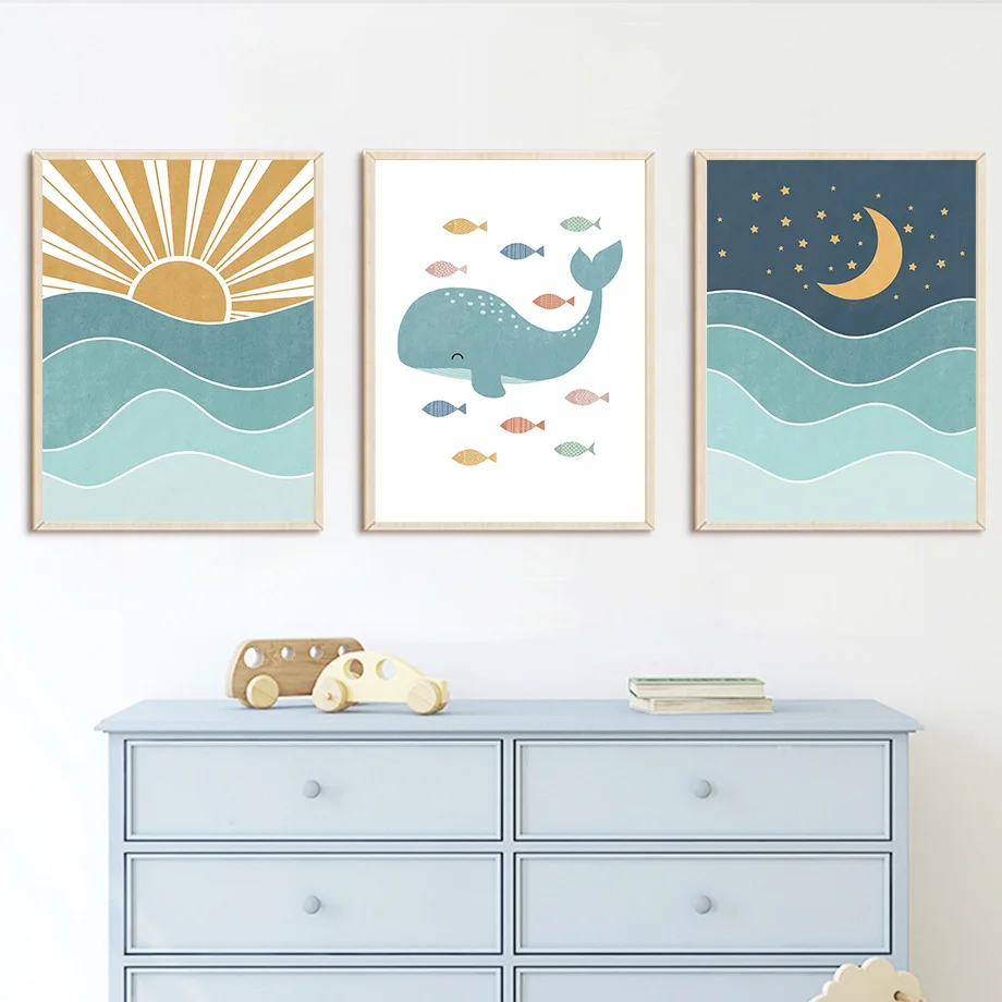 1 ชิ้น ภาพพิมพ์บนผ้าใบ ไร้กรอบ - Baby Girl Nursery Quotes บทวิจารณ์และราคา