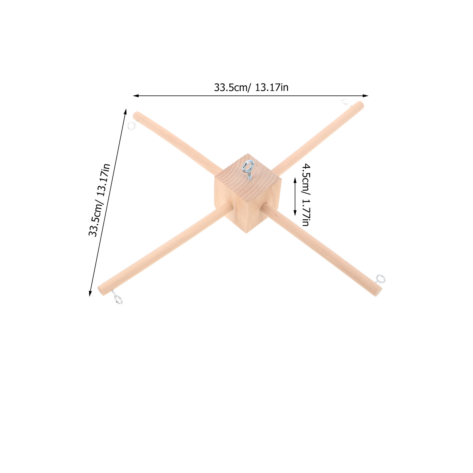 1 ชุด โครงโมบายไม้ DIY สำหรับเ - Baby Nursery Frames บทวิจารณ์และราคา